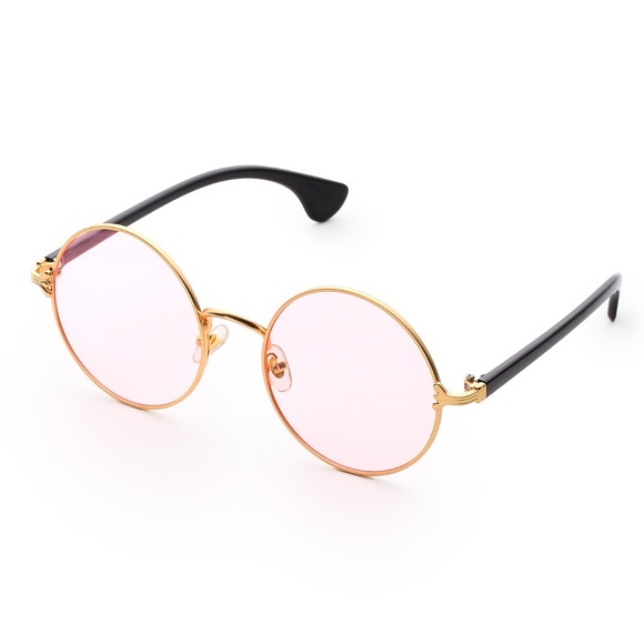 NWT Two Tone Frame Round Sunglasses - Picture 6 of 6